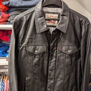 Levi's Trucker Jacket Faux Leather